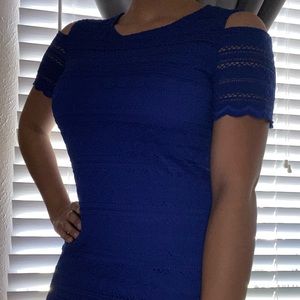 Formal blue dress